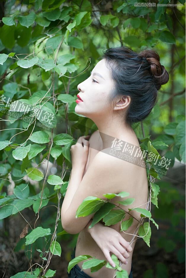 PS调美女唯美的电影胶片效果