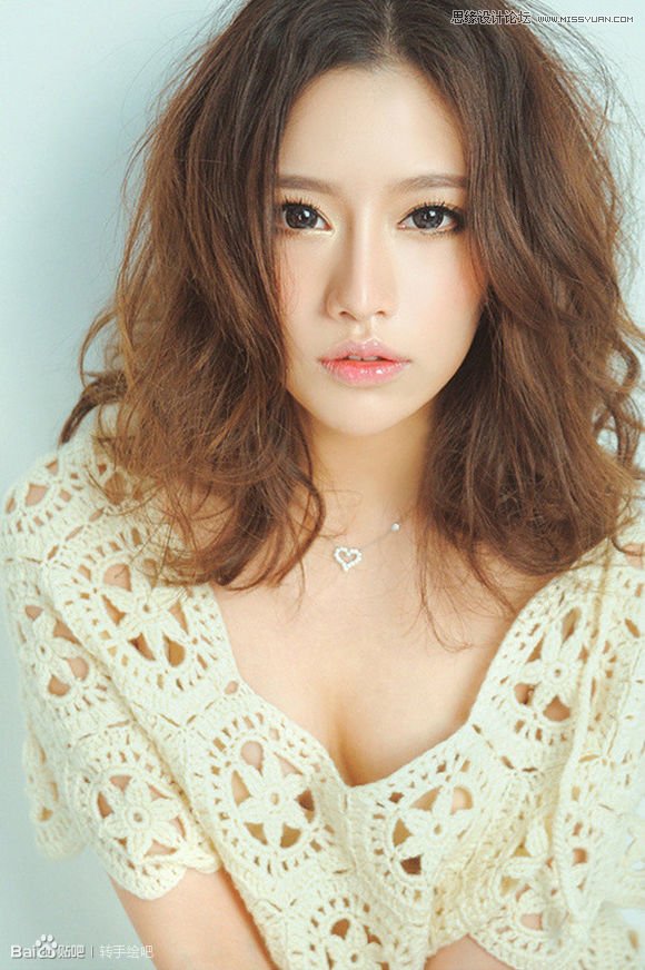 PS给清纯女孩转唯美手绘效果