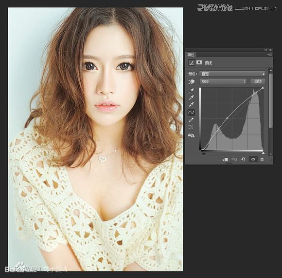 PS给清纯女孩转唯美手绘效果