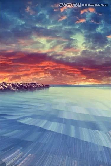 PS调出风景照片超酷的长曝光效果