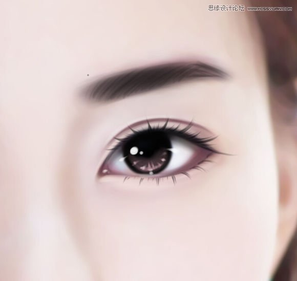 PS详细解析人像转手绘中眼睛处理