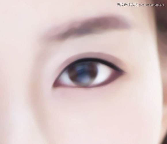 PS详细解析人像转手绘中眼睛处理