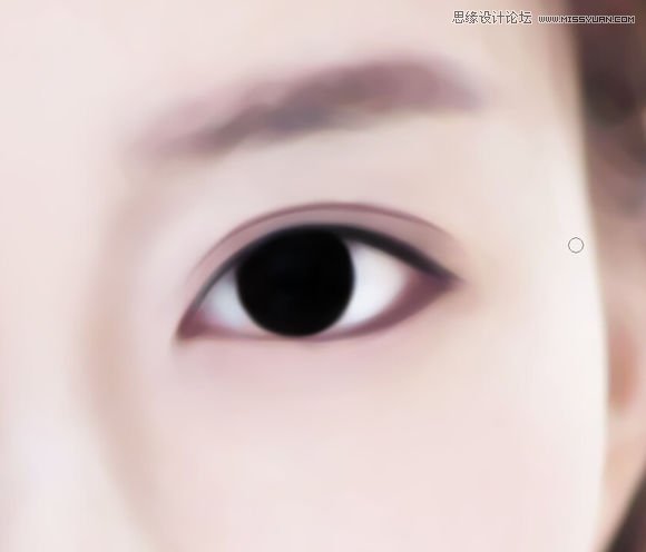 PS详细解析人像转手绘中眼睛处理