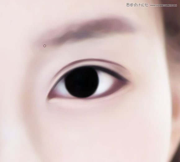 PS详细解析人像转手绘中眼睛处理