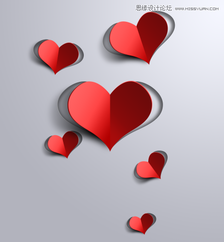 PS制作3D剪纸风格艺术图形效果