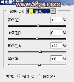 PS调出河边美女梦幻橙色调效果