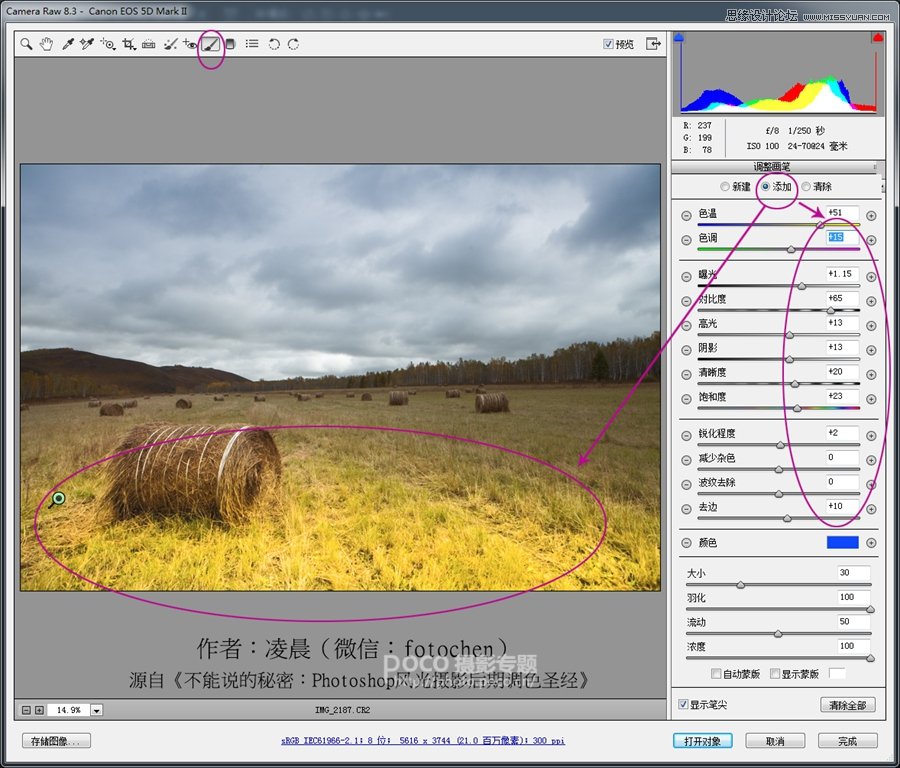 PS调出阴天外景区域光大片效果