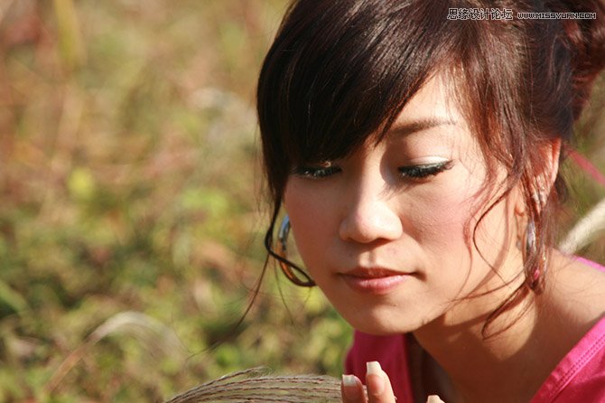 PS制作美女照片唯美的蓝色效果