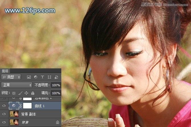 PS制作美女照片唯美的蓝色效果