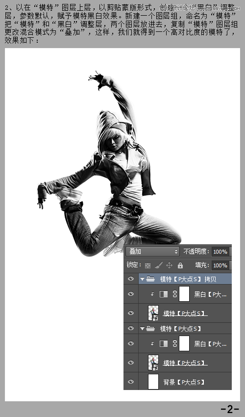 PS设计时尚绚丽的舞者海报