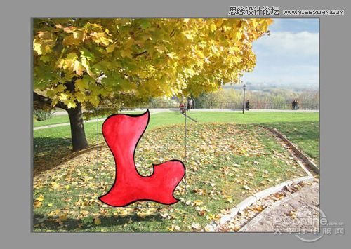 PS制作超酷的秋季风格立体字