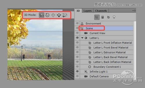 PS制作超酷的秋季风格立体字