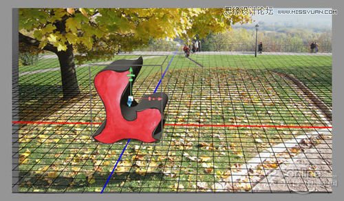 PS制作超酷的秋季风格立体字