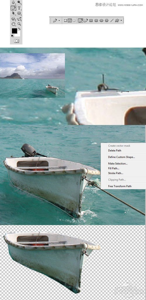 PS合成恐怖效果的幽灵鬼船