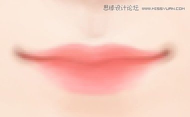 PS解析转手绘中水嫩嘴巴的画法