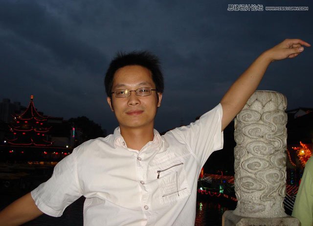 PS简单的处理反光数码人像照片