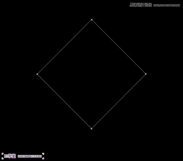 PS制作彩色效果的菱形格子背景