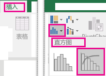 excel排列图的作法步骤 在Excel2016中创建排列图的方法