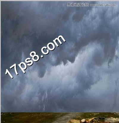 PS合成野外小溪加瀑布教程