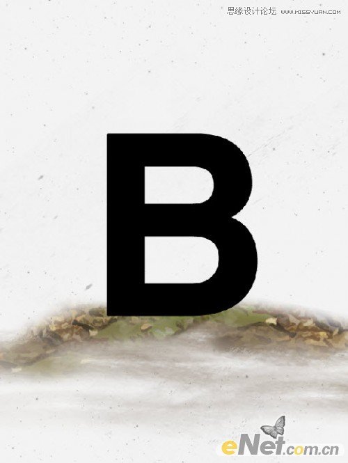 PS制作颓废木纹效果的字体教程