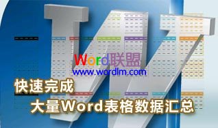 表格数据批量导入文档 Word2007文档里面如何批量搞定表格数据的汇总工作