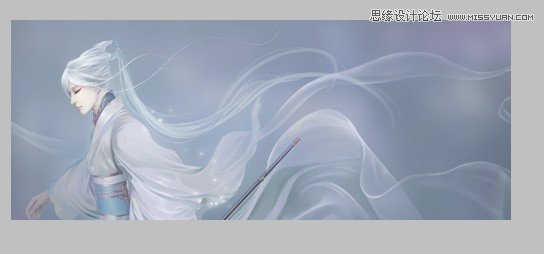 PS制作山河拱手为君一笑古风签名