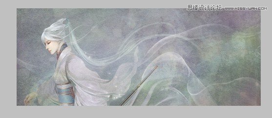 PS制作山河拱手为君一笑古风签名