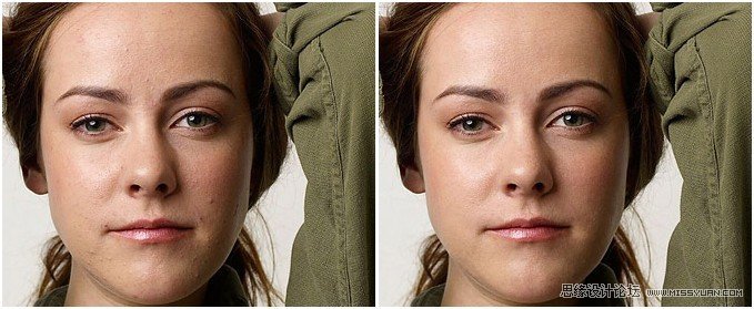 PS为人物磨皮的简单方法总结