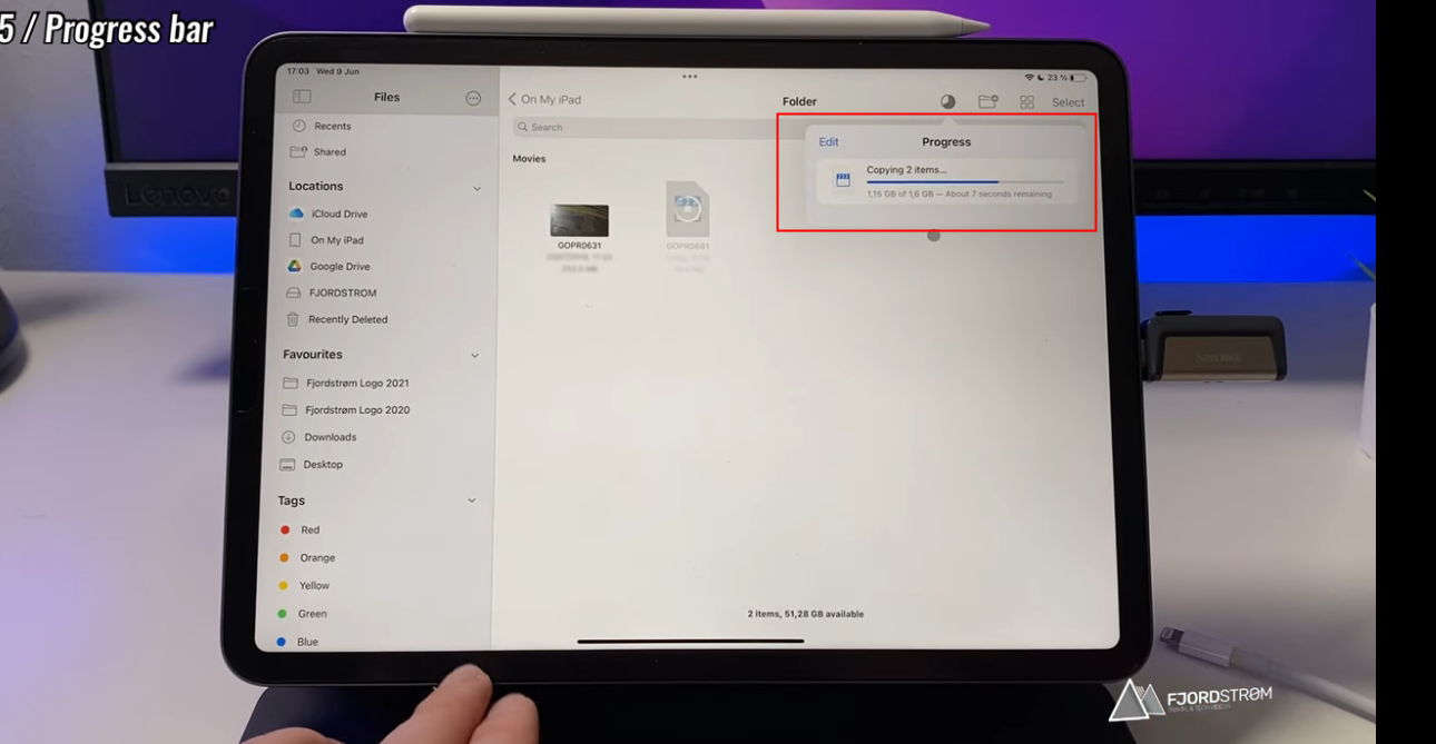 苹果 iPadOS 15 文件应用已支持进度条、读取 NTFS 格式,但仍有诸多限制