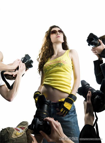 PS设计光线效果的音乐海报教程