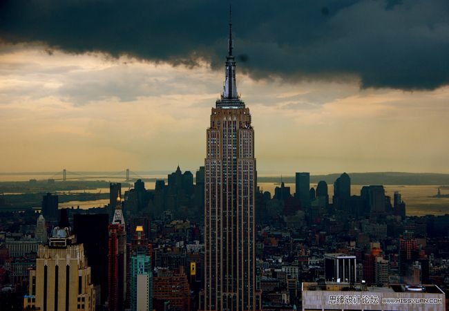 PS合成流星撞击地球震撼场景