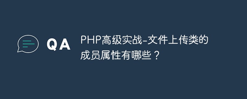 PHP高级实战-文件上传类的成员属性有哪些？