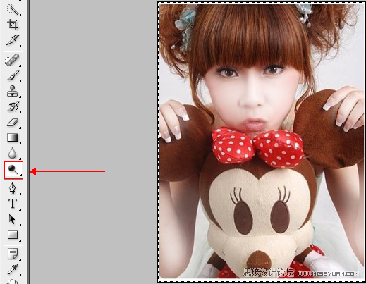 PS简单为照片添加可爱的炫彩色