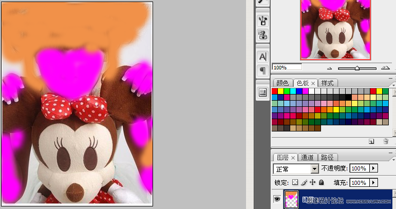 PS简单为照片添加可爱的炫彩色