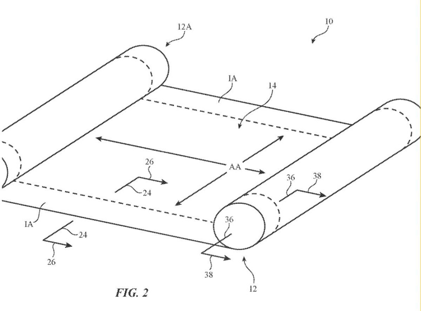 苹果获得新专利， 预示折叠屏/卷轴屏 iPhone 等在望