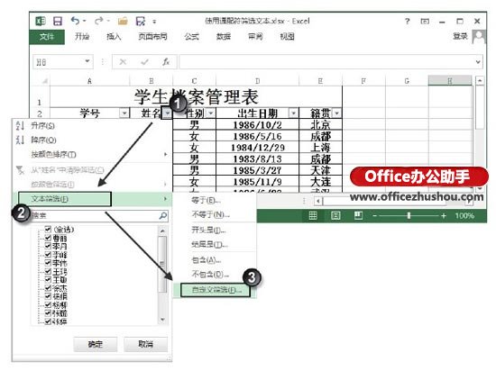 excel表格文本筛选 Excel表格中使用通配符筛选文本的方法 excel表格文本筛选 Excel表格中使用通配符筛选文本的方法