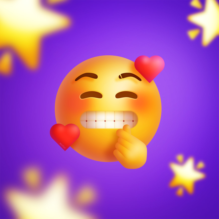 PS绘制立体风格的微笑表情