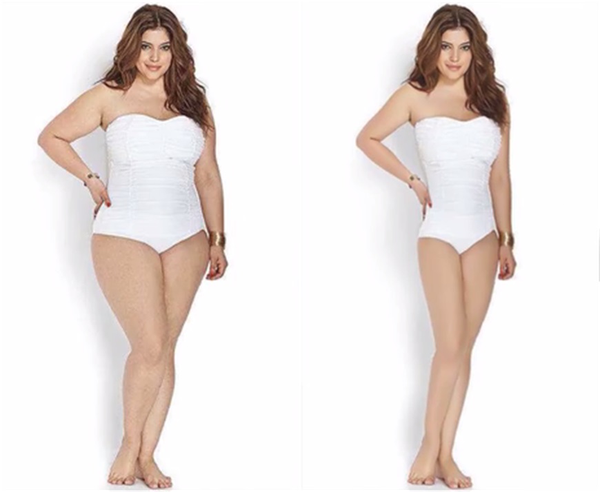 通过ps液化工具给人像照片瘦身