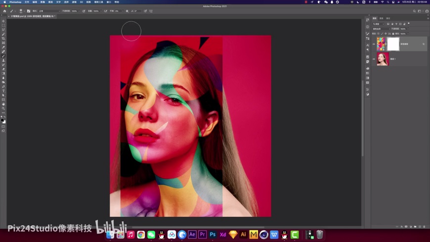 制作人像彩绘艺术效果PS教程