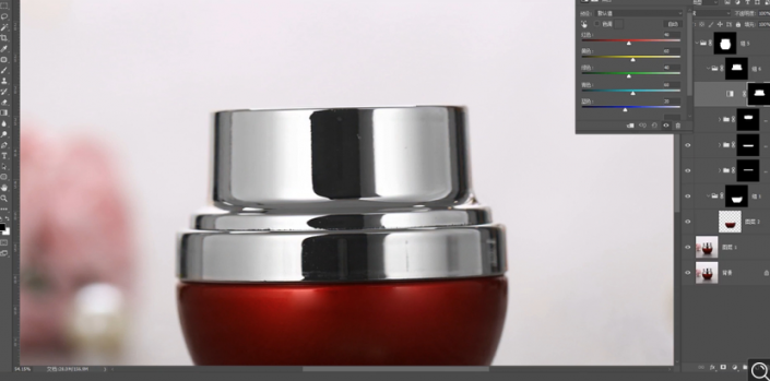 PS给化妆品瓶子后期精修教程