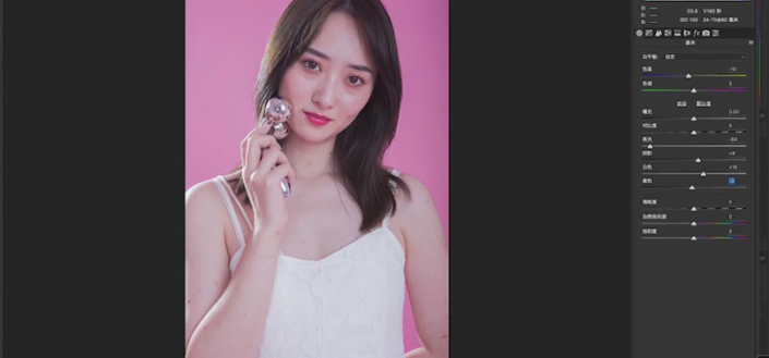 用PS给美女模特后期美容瘦身