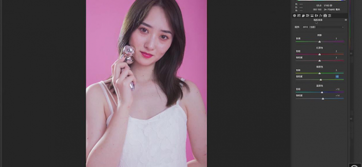 用PS给美女模特后期美容瘦身