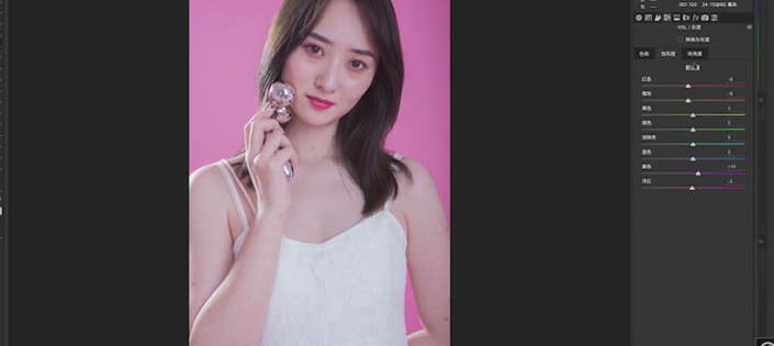 用PS给美女模特后期美容瘦身