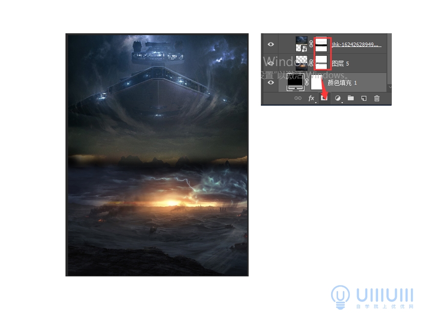PS教程!用合成技巧制作星球大战主题视觉海报