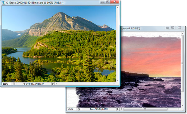 PS画边照片边框效果