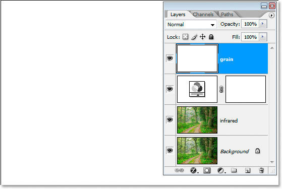 使用 Ps 的红外照片效果