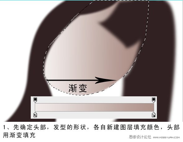 PS鼠绘逼真可爱的美女