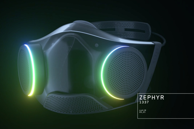 雷蛇 RGB 口罩定名 Razer Zephyr，外观设计改进