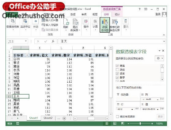 excel如何创建数据透视图 Excel中使用数据透视表创建数据透视图的方法 excel如何创建数据透视图 Excel中使用数据透视表创建数据透视图的方法