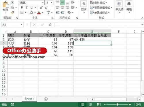 使用text函数实现Excel2013单元格内容转为百分比形式 使用text函数实现Excel2013单元格内容转为百分比形式